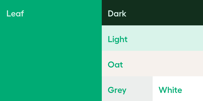 The new MOO colour palette, bigger and bolder than before. 