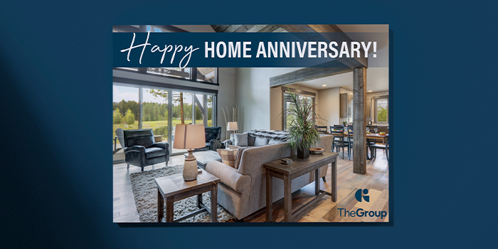 Happy home anniversary Postcard.