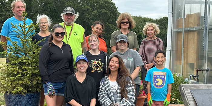 Meighan Christensen from our prepress team spent her volunteering day with the University of Rhode Island’s Master Gardeners.
