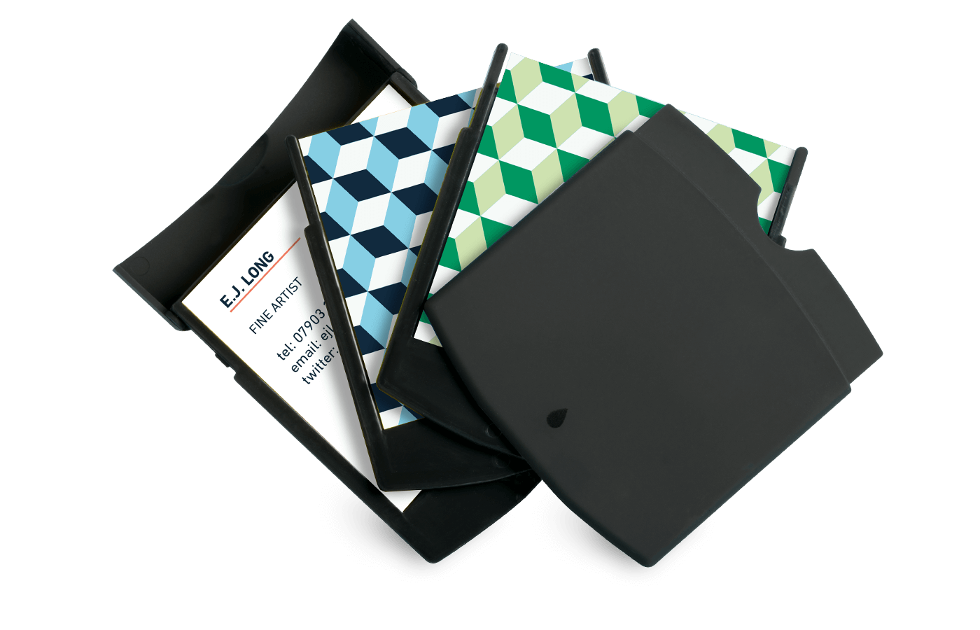 Square Size Business Card Holder The ShowCase MOO (United States)