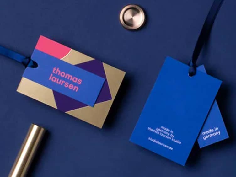 Biglietti da visita Stampa a Caldo Oro MOO IT