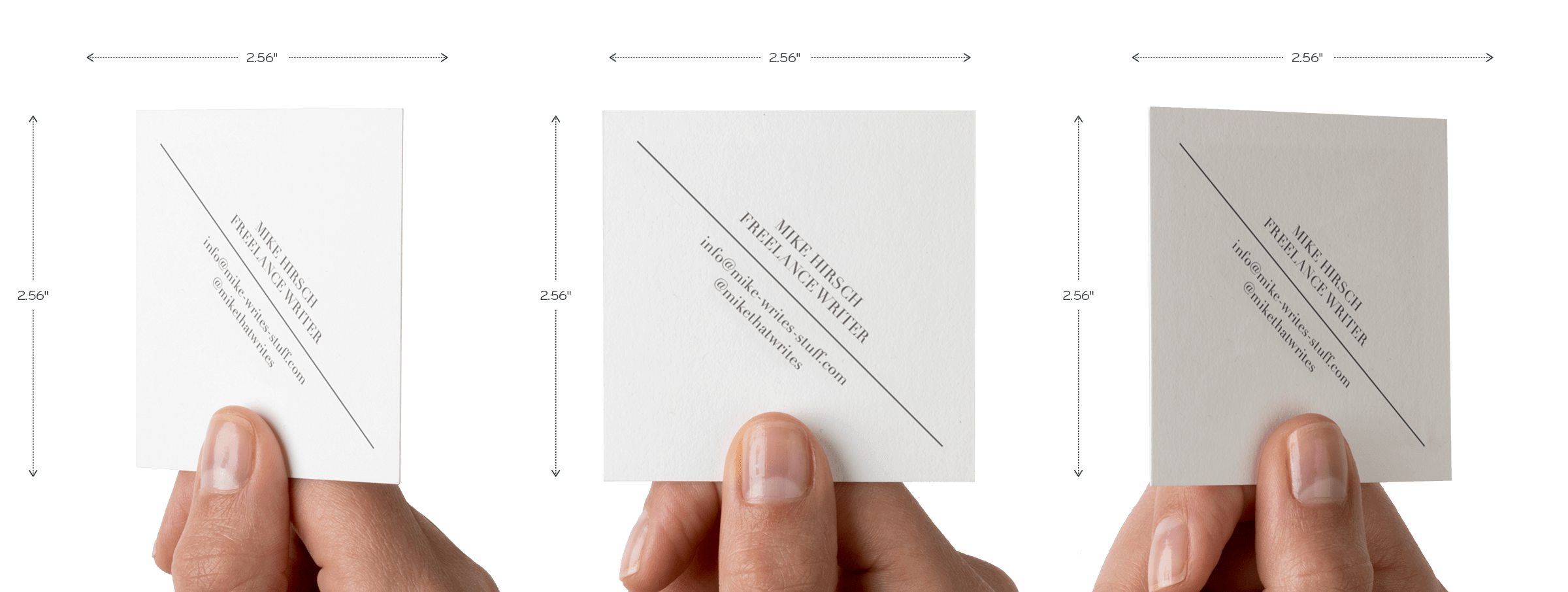 Customizable Square Business Cards MOO CA