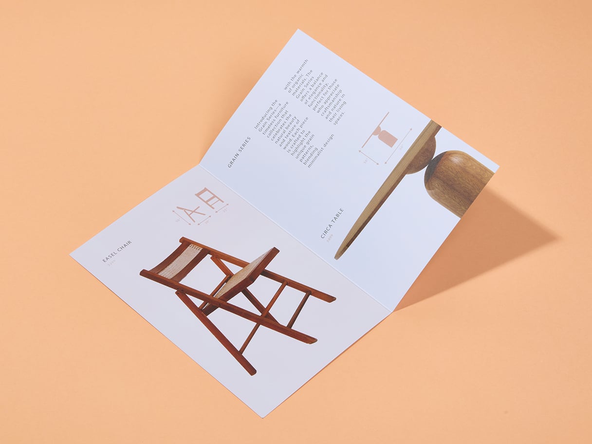 Matte brochures
