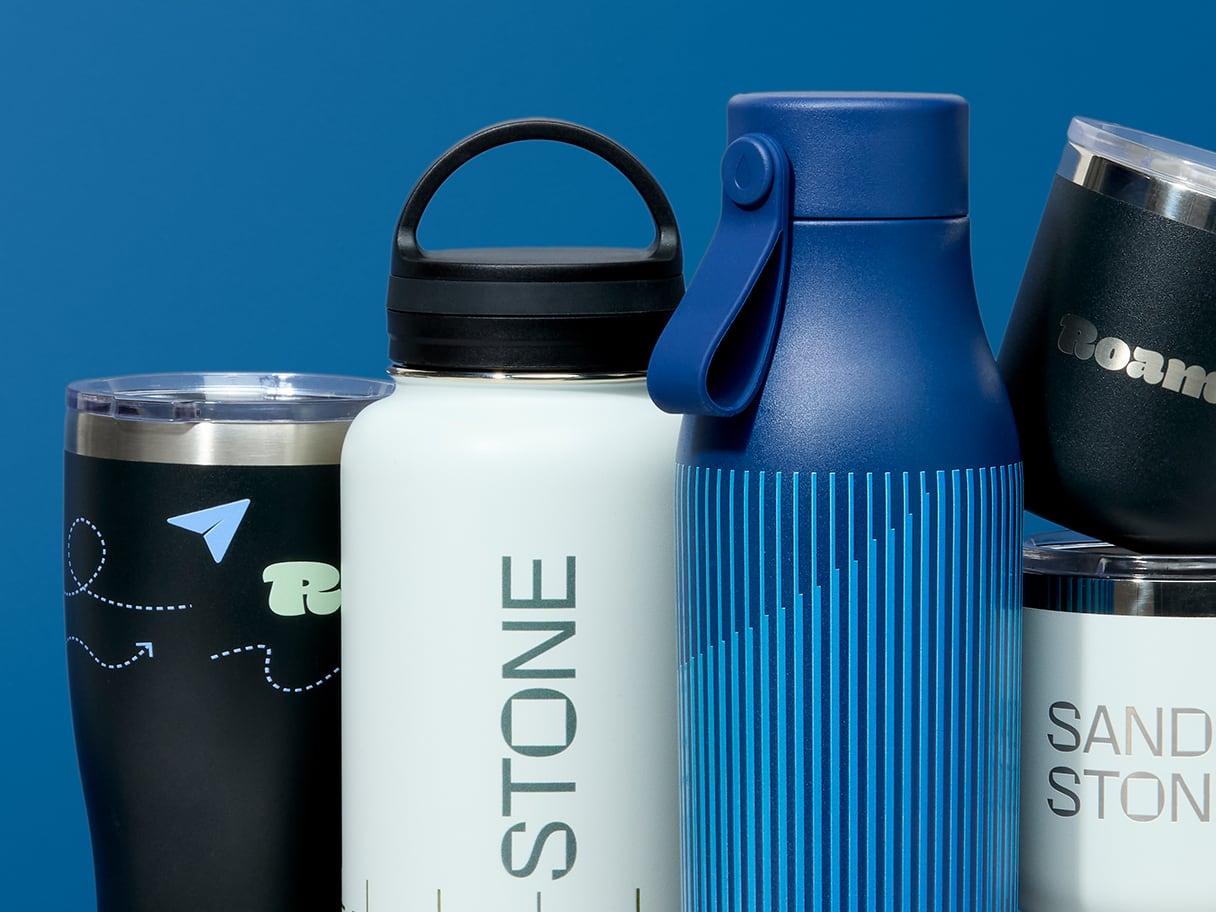 Drinkware on display