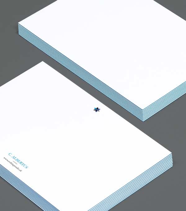 Geometricks note card Design