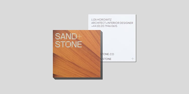 Cartes de Visite Carrées Luxe