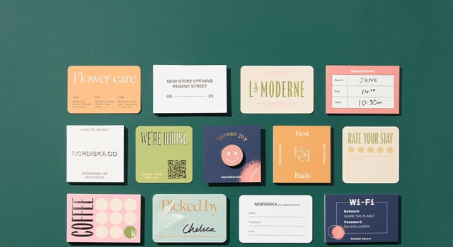 Range of Business Cards