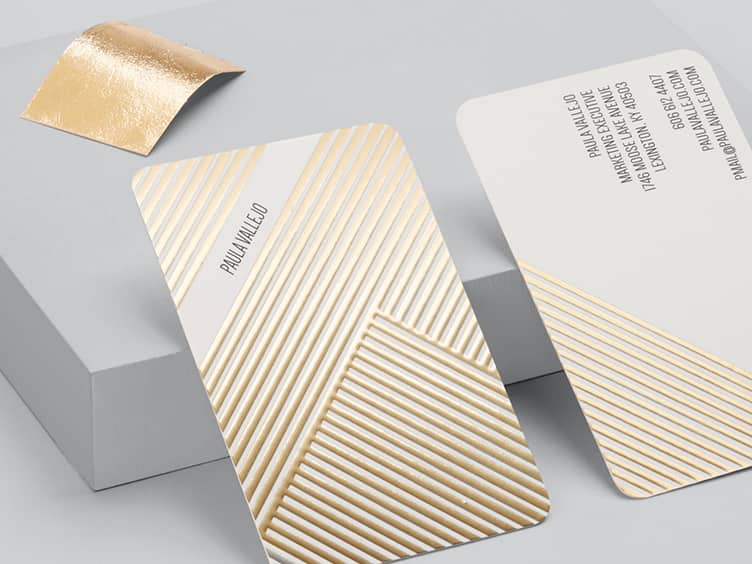 Gold Foil Business Cards
