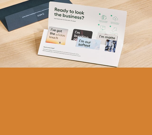 MOO Business Cards Sample Pack