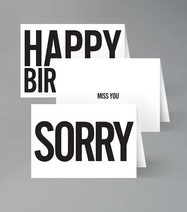 Short and Sweet Greeting Card