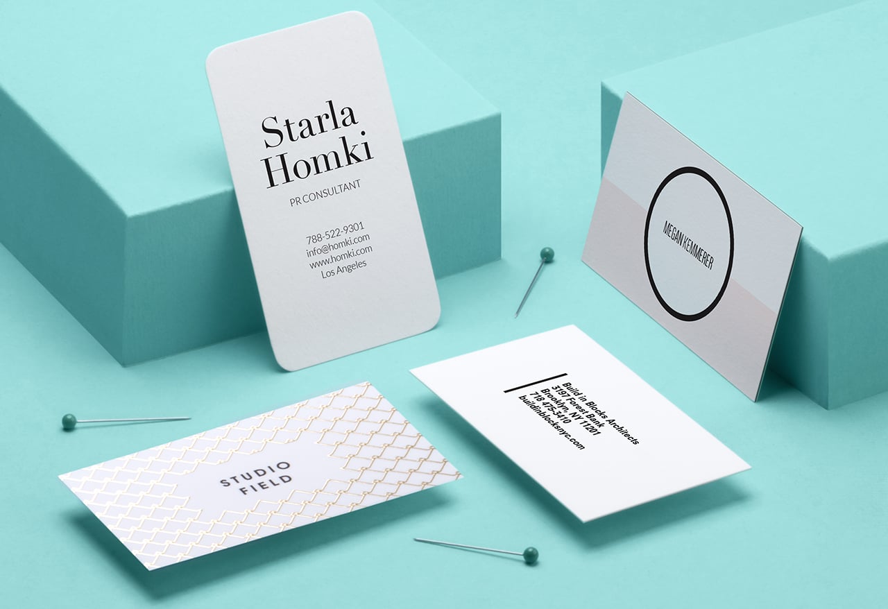 Standard Size Business Cards Order Online MOO