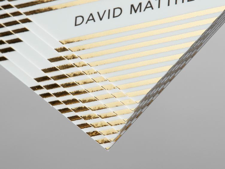 Gold Foil Business Cards