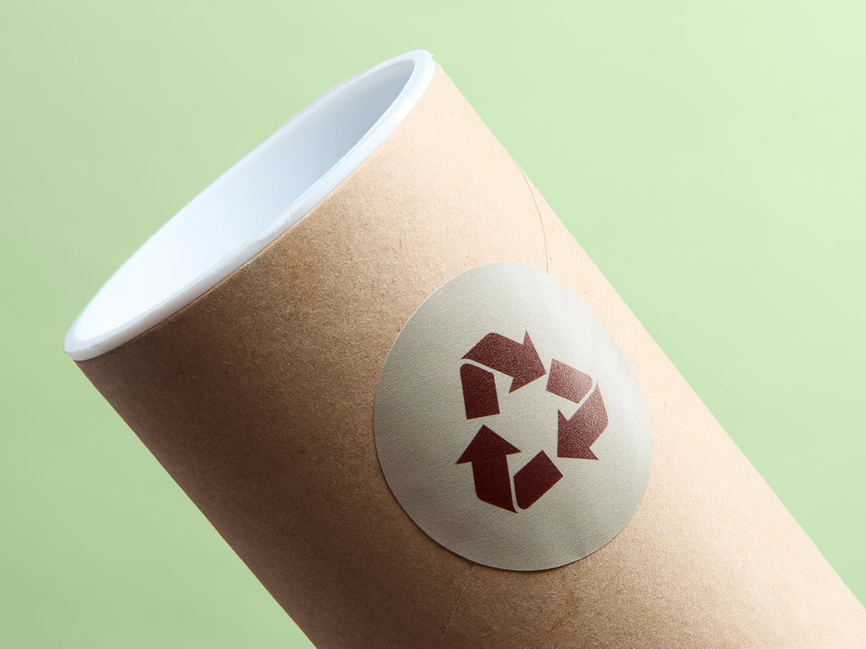 Customized stickers on various display boxes.