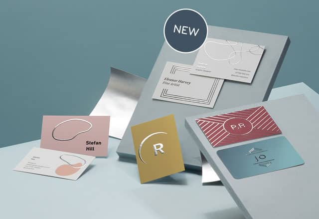 Silver Foil Business Cards | Foil Print Special Finish | MOO AU