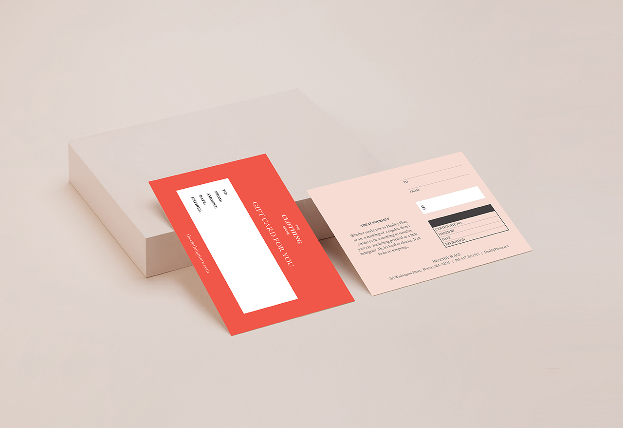 Make Gift Certificates online Custom gift voucher design MOO UK