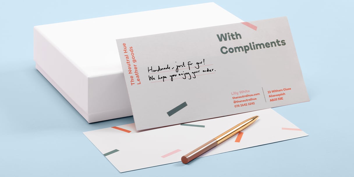 Compliment Slip Printing Custom Compliment Cards MOO UK