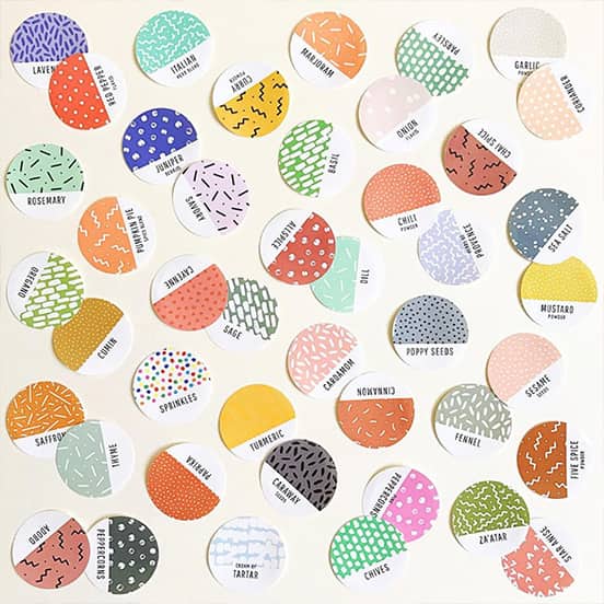 Nadia Hassan creative pattern Round Stickers printed by MOO