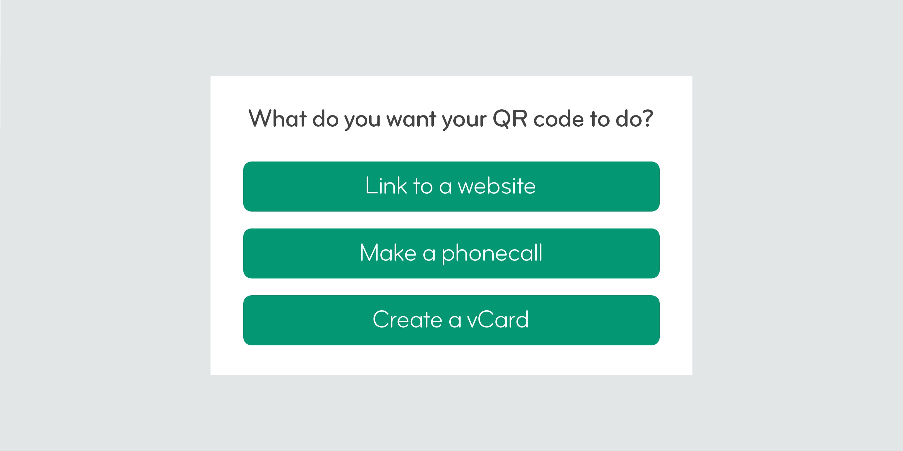 Step 3: Generate your QR code