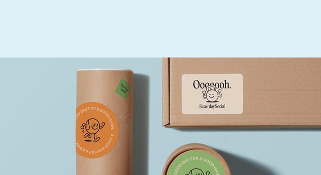 Variety of Stickers in different sizes on Display Boxes