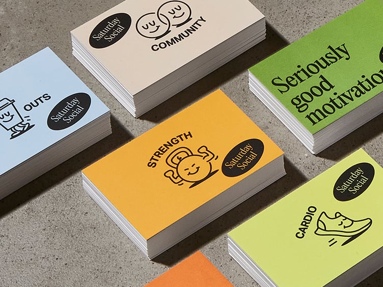 Laura Perryman on colorful Business Cards