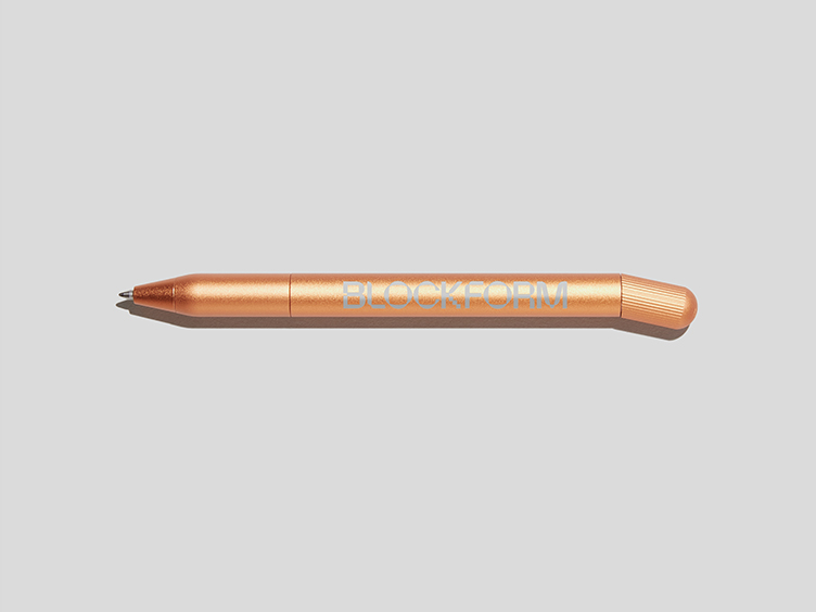MOO Twist Pen, Burnt Orange