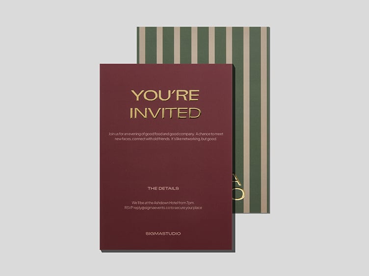 Foil Invitations