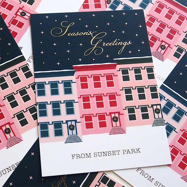A number of festive Greeting Cards