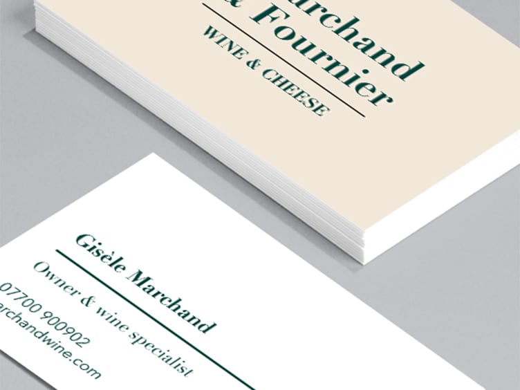 Marchand & Fournier Business Card Design