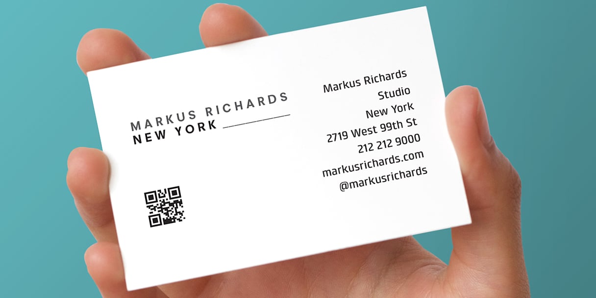 Visitenkarten mit QRCode Scanbare Visitenkarten MOO DE