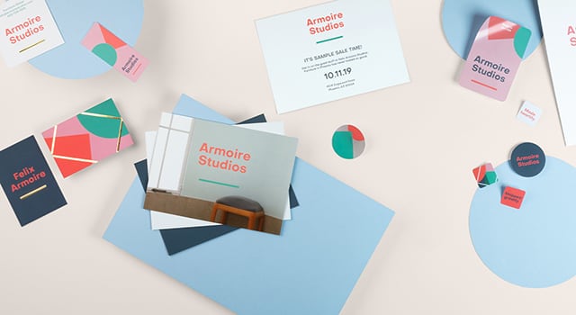 Différents produits en papier imprimé