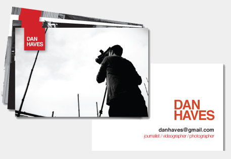 Dave showcased a series of his own black and white images using Printfinity on his MOO Business Cards