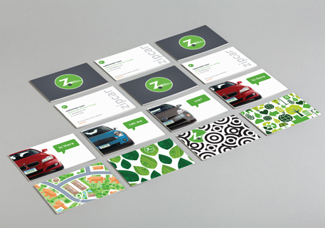 Zipcar-Visitenkarten