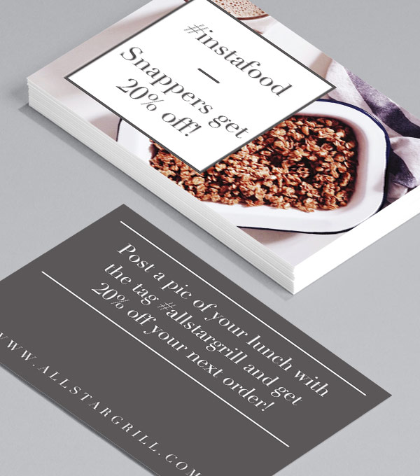 Business Card designs - Mealtime Sharing