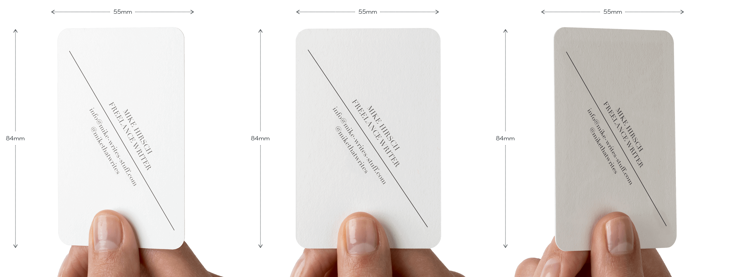 Recycled Cotton Business Cards MOO UK