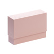 Note card box, pastel pink