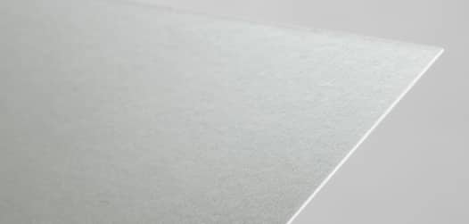 Metallic finish flyer paper on gray background