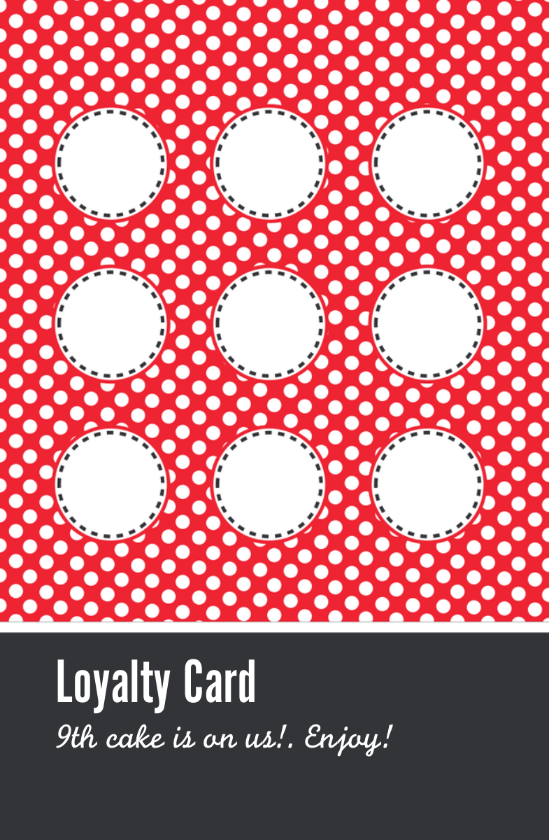 Polka Dot Business Card Templates Free