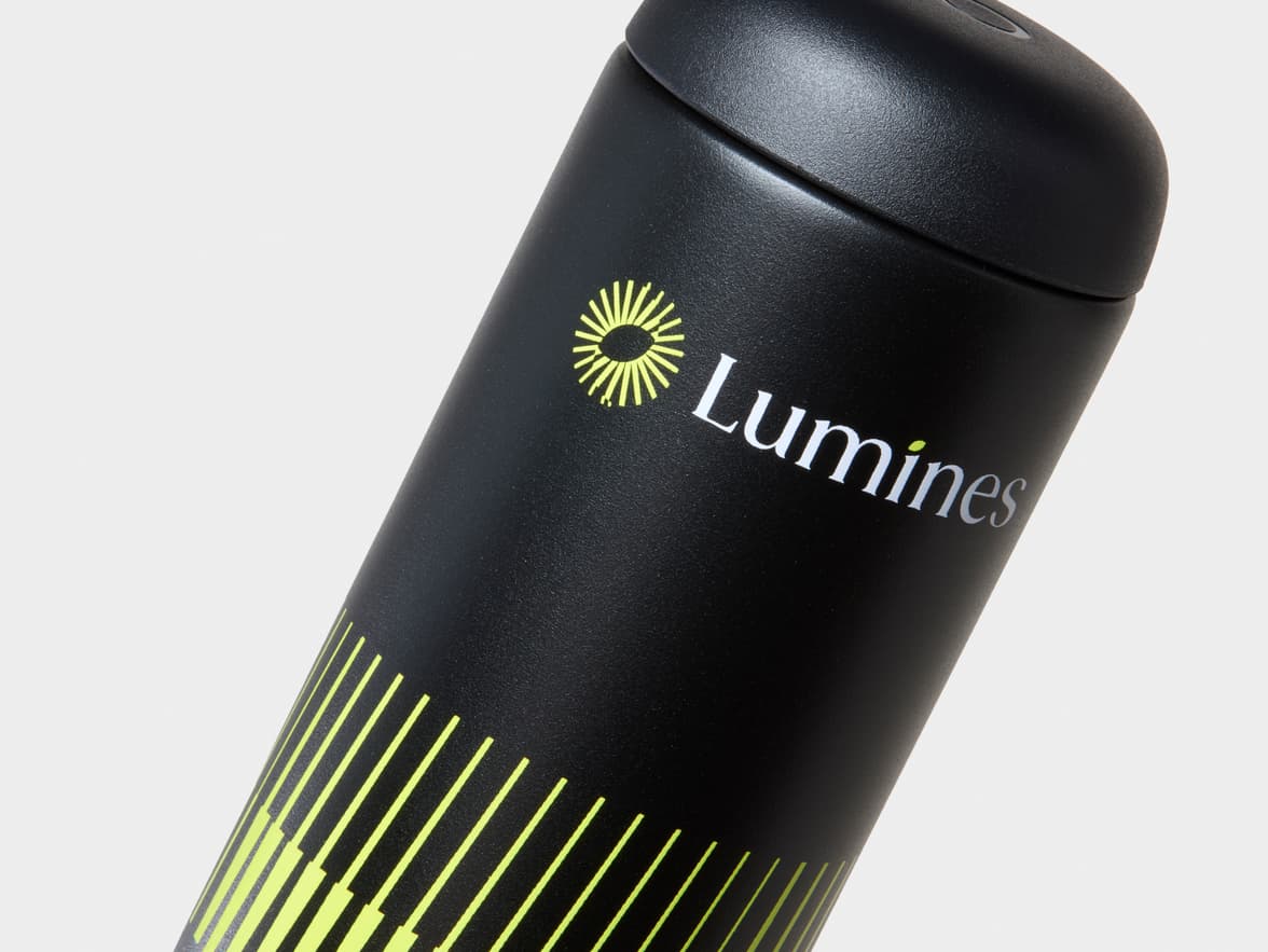 Matte Black Fellow® Carter Move Mug Close Up  With 360 Wrap Printing Customisation
