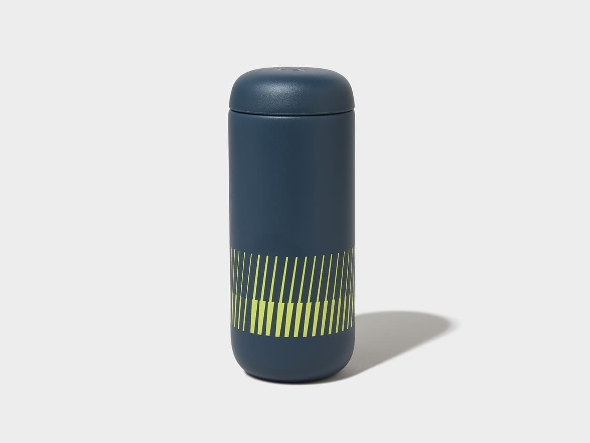 Stone Blue Fellow® Carter Move Mug Back View With 360 Wrap Printing Customisation