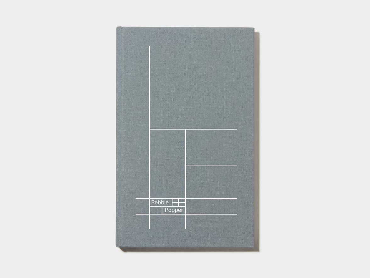 Charcoal Grey  Cloth Planner with White Foil 