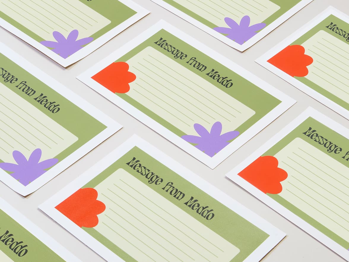 A collection of customized matte paper stickers in size 6x4.