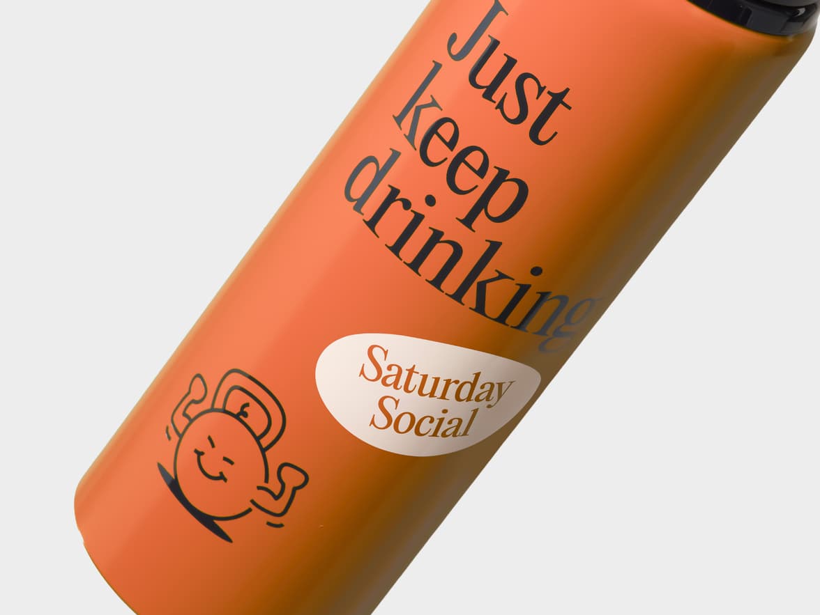 Matte Tawny H2Go Virtue Aliminum Water Bottle Close Up With 360 Wrap Printing Customisation