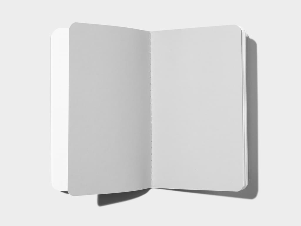 MOO Softcover Journal, Dotted, Black Foil, Pastel Pink | MOO