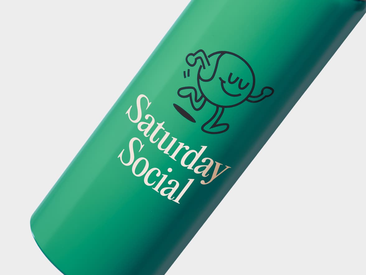 Matte Shamrock H2Go Virtue Aliminum Water Bottle Close Up With One-Sided Printing Customisation