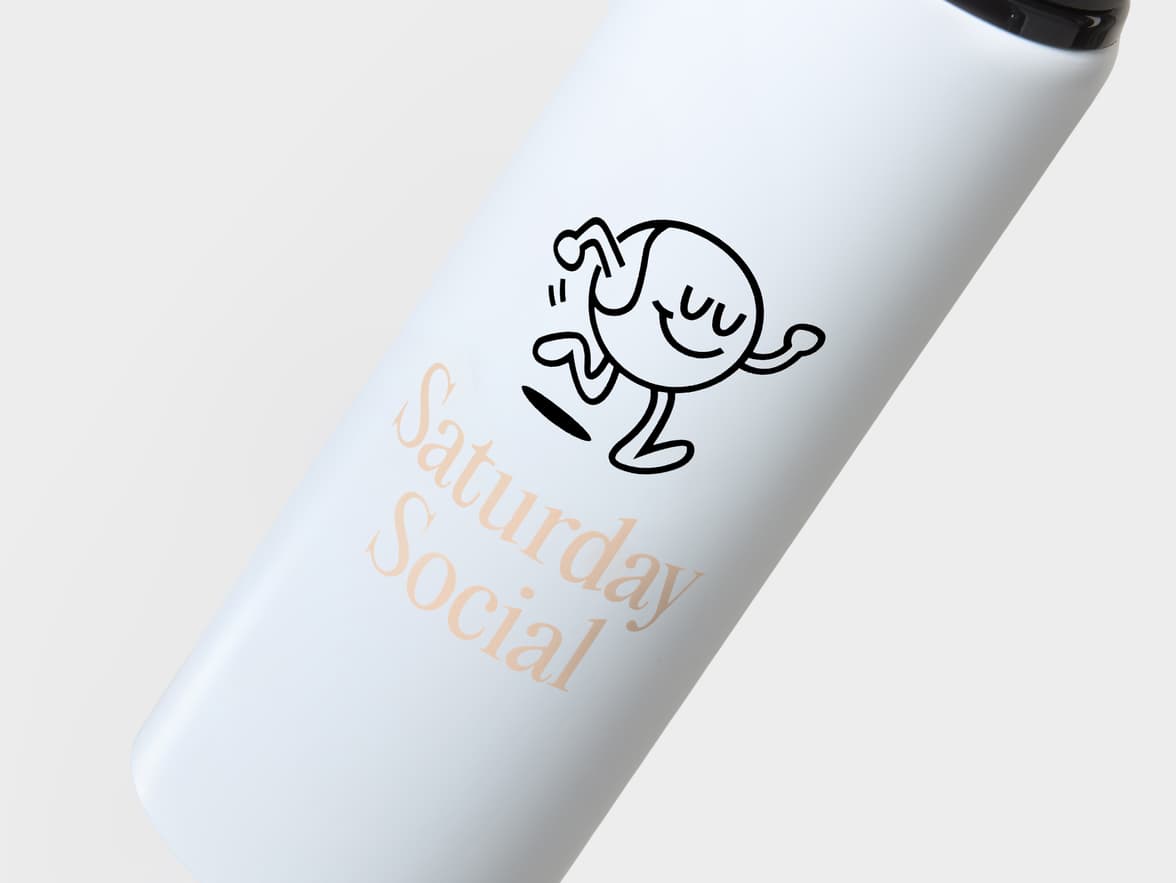 Matte White H2Go Virtue Aliminum Water Bottle Close Up With One-Sided Printing Customisation