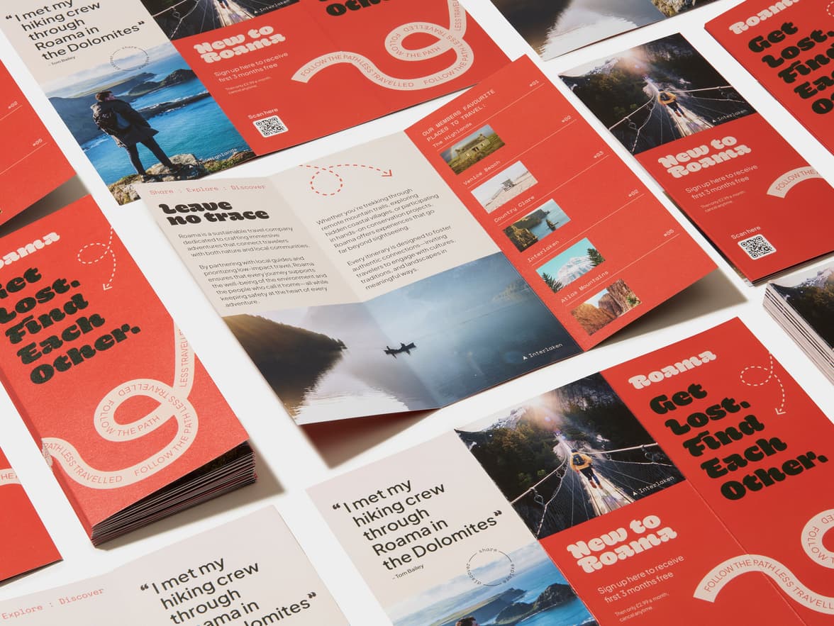 A collection of Tri-Fold Eco Brochures.