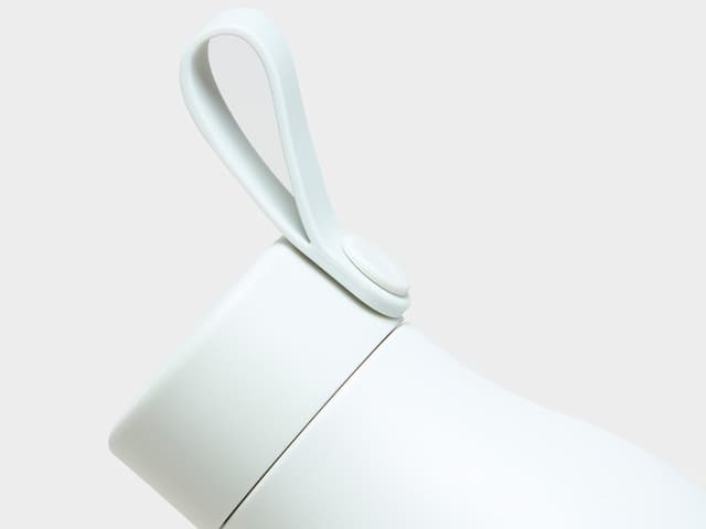 MOO Water Bottle, 360 Wrap Printing, Cloudy Grey, 18oz | MOO