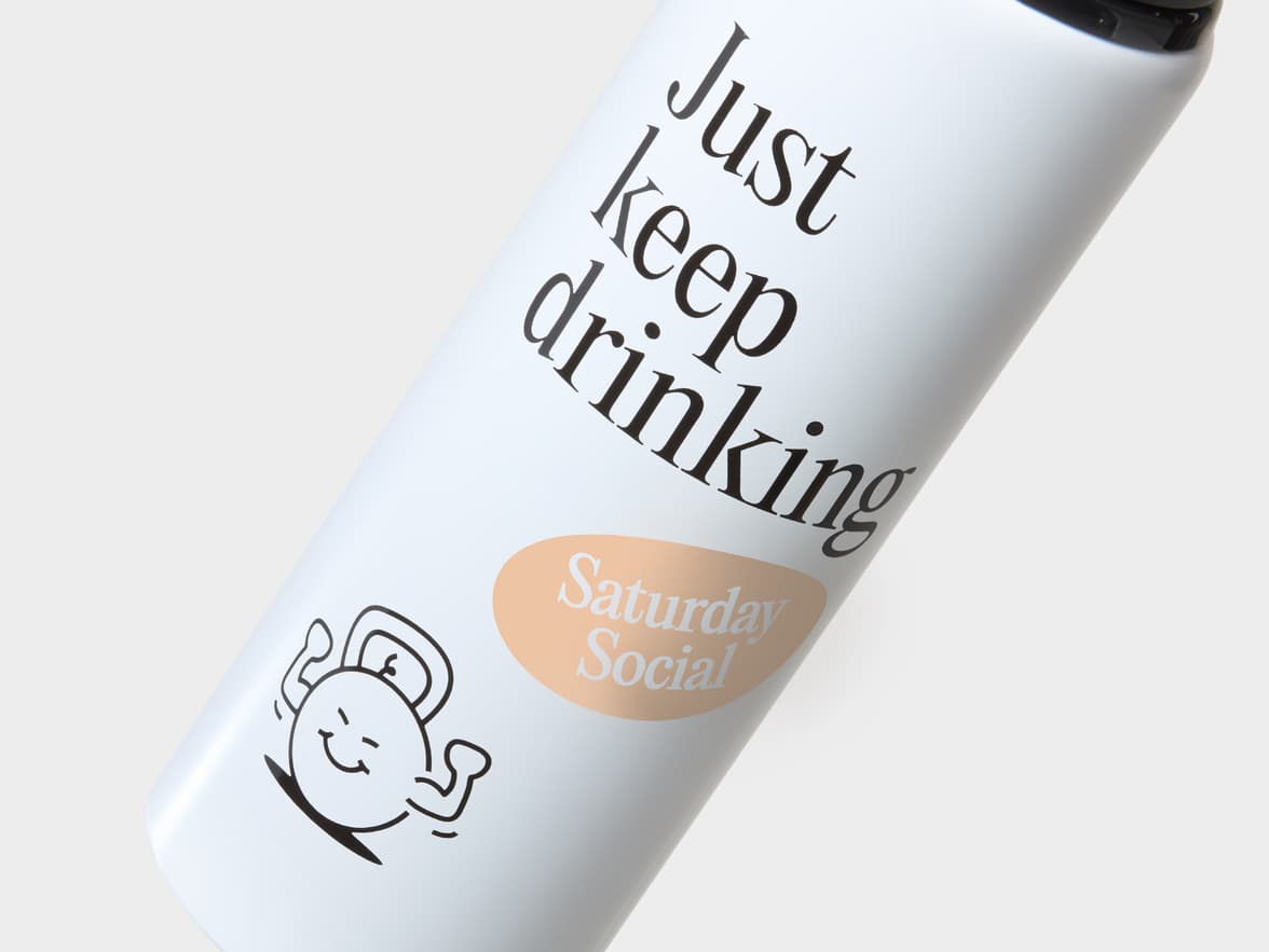 Matte White H2Go Virtue Aliminum Water Bottle Close Up With 360 Wrap Printing Customisation