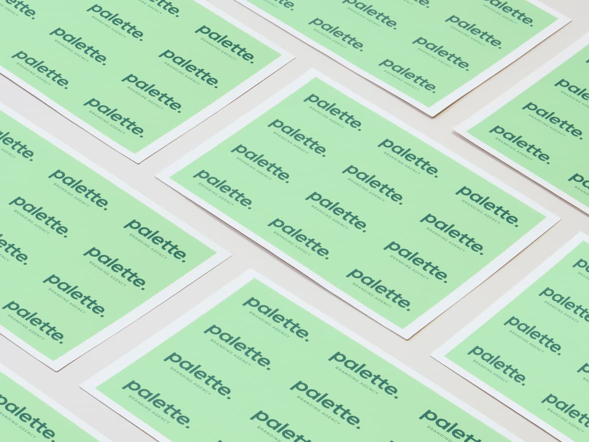 A collection of customized matte paper stickers in size 1x2.