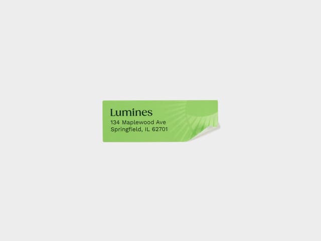 Matte Paper Stickers, 1" x 2.75", Rectangular, Sheet | MOO